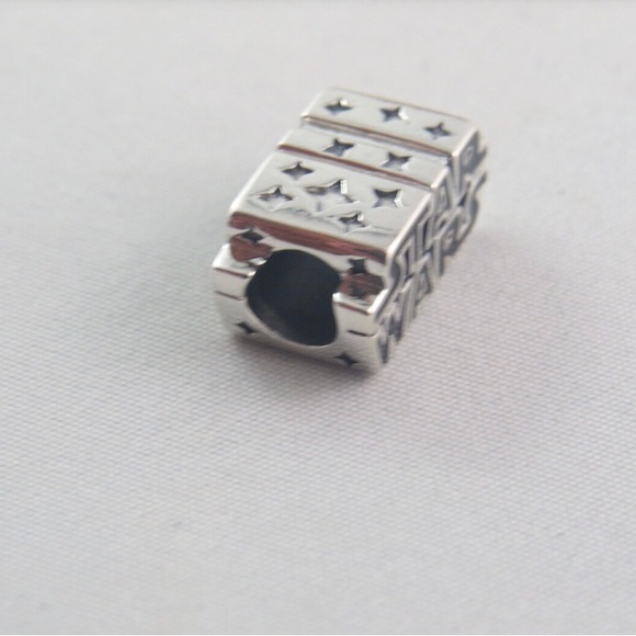 Pandora Star Wars Logo Charm S925 Ale Sterling Silver (D7) - Picture 2 of 4